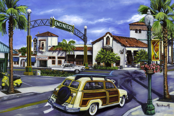 Encinitas Dreaming Again Painting