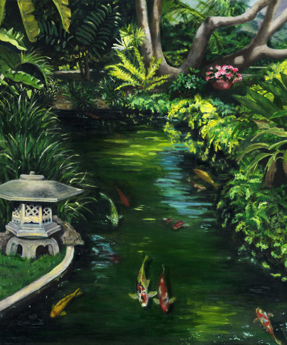 Koi Calm Painting